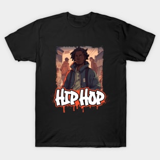 Rap & Hip Hop Music Album Cover - Anime Shirt T-Shirt